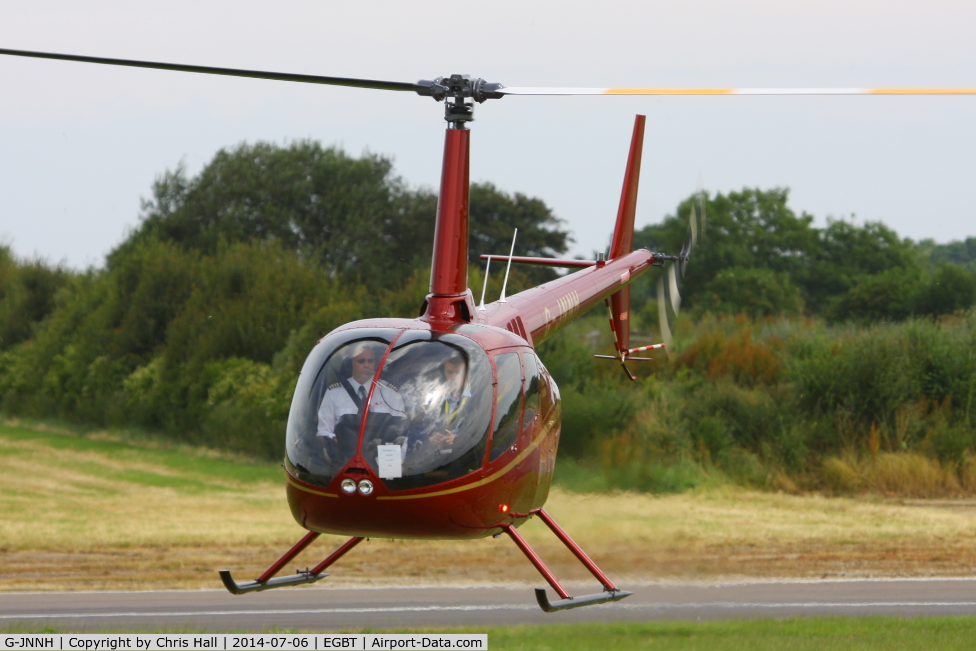 G-JNNH, 2011 Robinson R66 Turbine C/N 0016, ferrying race fans to the British F1 Grand Prix at Silverstone