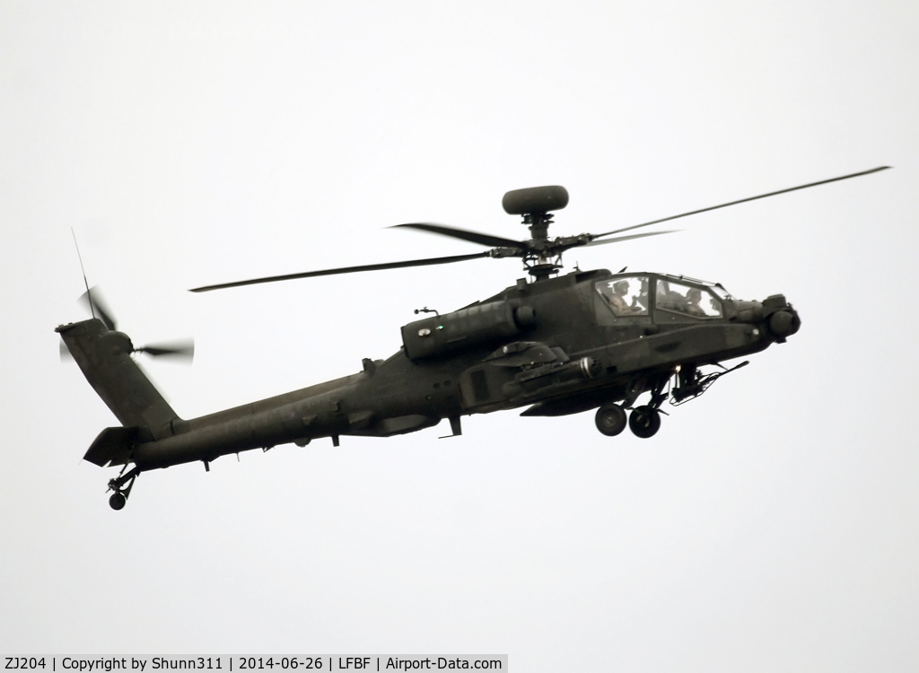ZJ204, 2004 Westland Apache AH.1 C/N WAH.38, Arriving from exercice... with French Army...