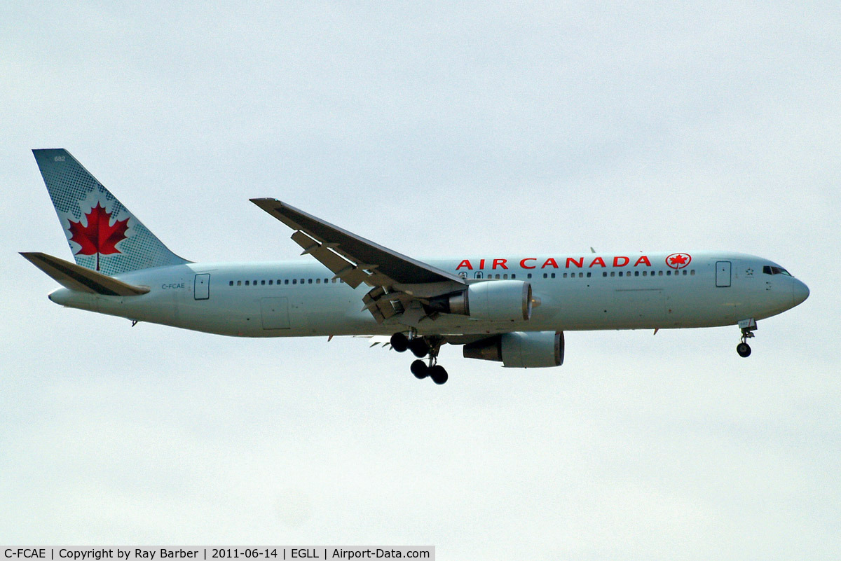 C-FCAE, 1988 Boeing 767-375/ER C/N 24083, Boeing 767-375ER [24083] (Air Canada) Home~G 14/06/2011. On approach 27L.