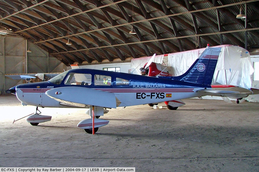 EC-FXS, Piper PA-28-161 C/N 288316003, Piper PA-28-161 Warrior II [28-8316003] (R.A.C. Baleares) Palma-Son Bonet~EC 17/09/2004