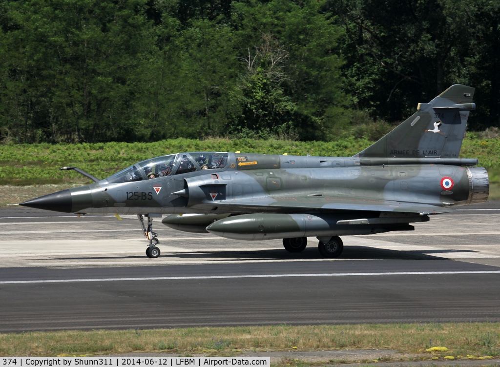 374, Dassault Mirage 2000N C/N not found 374, Participant of the Mirage F1 Farewell Spotterday 2014