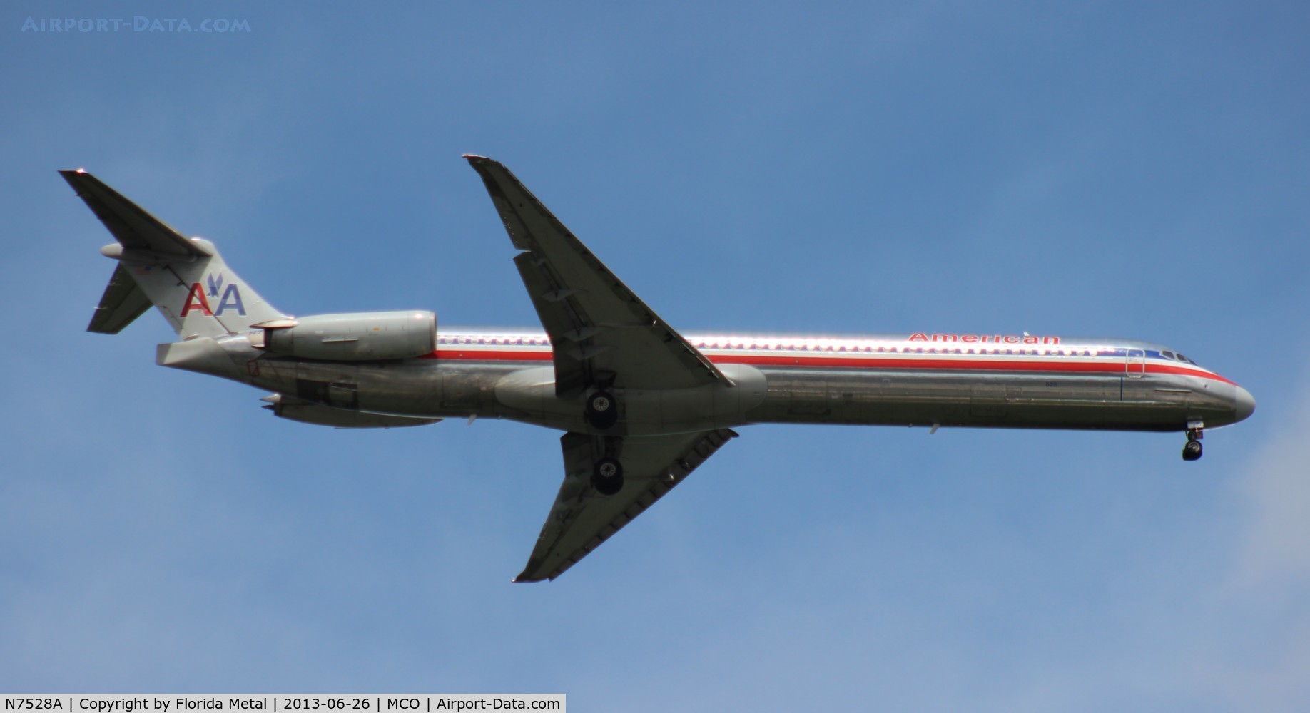 N7528A, 1990 McDonnell Douglas MD-82 (DC-9-82) C/N 49920, American MD-82