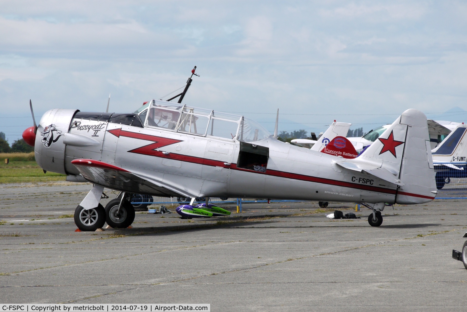 C-FSPC, 1952 Canadian Car & Foundry T-6 Harvard Mk.4 C/N CCF4-145, At the Boundary Bay Airshow
