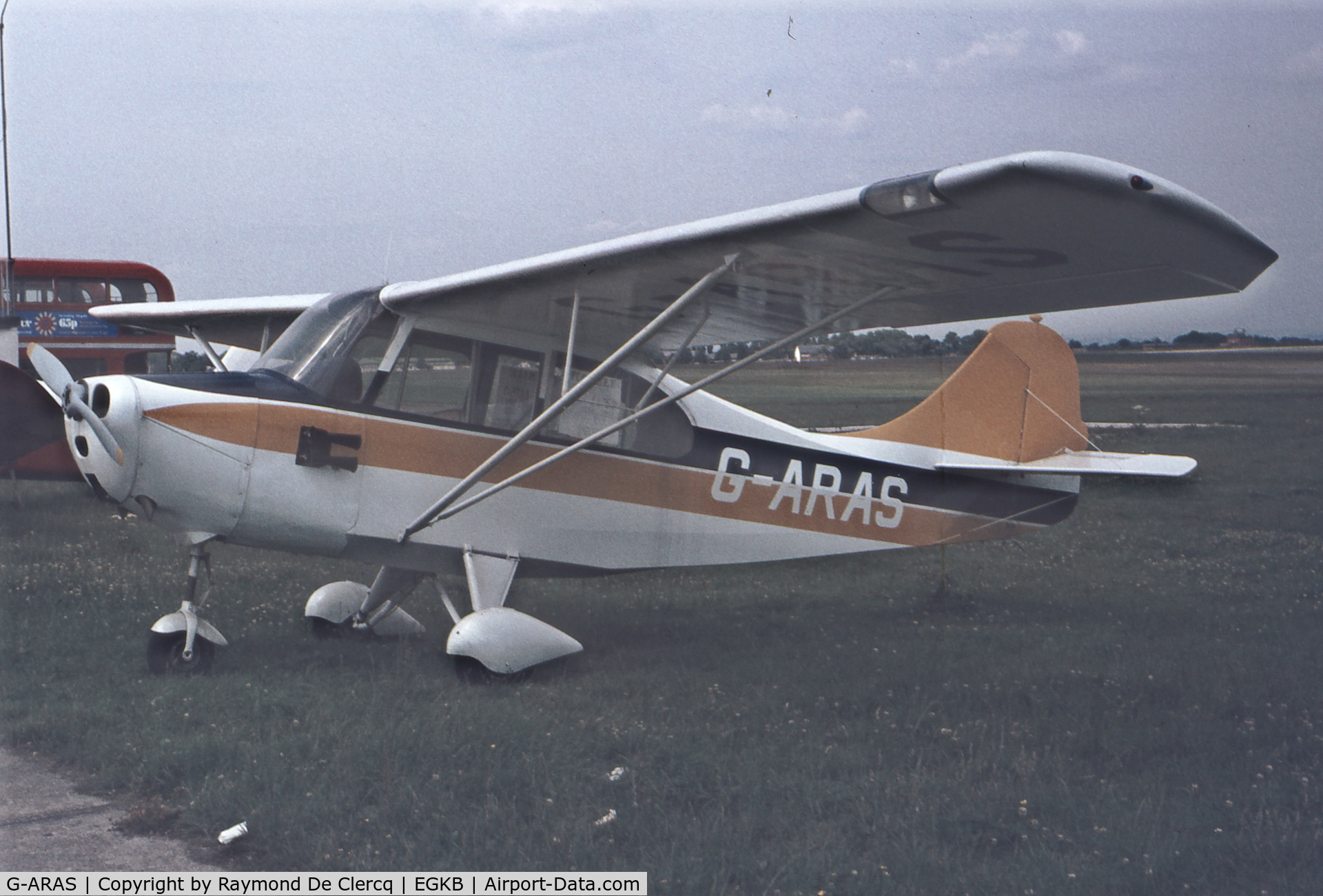 G-ARAS, 1960 Champion 7FC Tri-Traveler C/N 396, Biggin Hill  1975