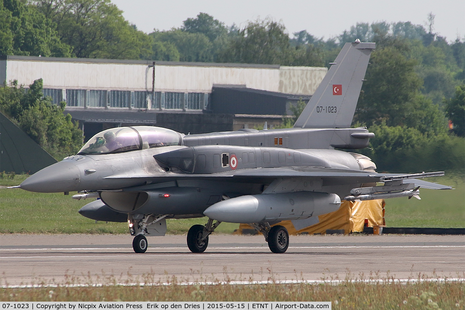 07-1023, Lockheed Martin F-16DJ Fighting Falcon C/N NW-9, 07-1023 on GCA roll-out at Wittmund AB