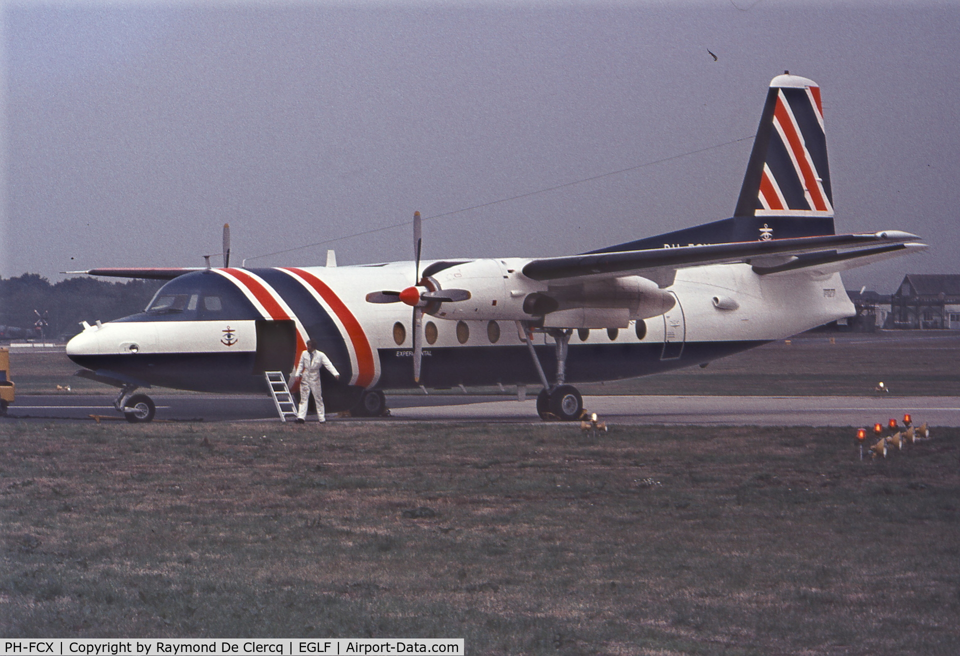 PH-FCX, 1961 Fokker F.27-100MPA C/N 10183, Farnborough 1976