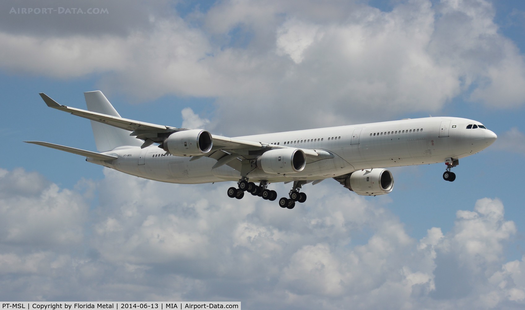 PT-MSL, 2003 Airbus A340-541 C/N 464, Untitled TAM A340-500