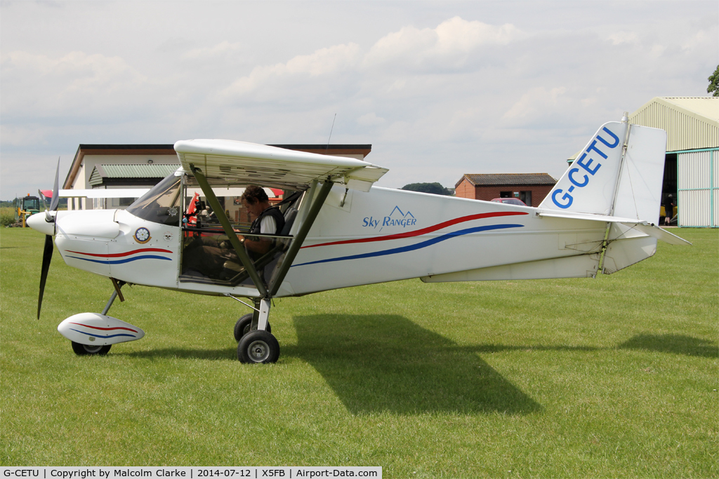 G-CETU, 2007 Skyranger Swift 912S(1) C/N BMAA/HB/551, Skyranger Swift 912S(1), Fishburn Airfield UK July 2014.
