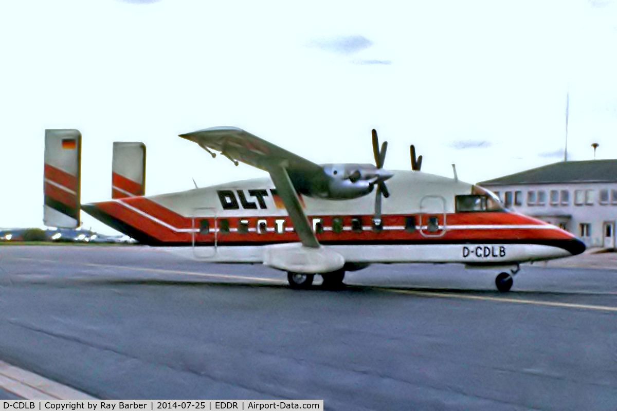 D-CDLB, 1978 Short SD3-30 C/N SH3016, Short SD-330 [SH3016] (DLT} Saarbrucken~D 02/05/1981