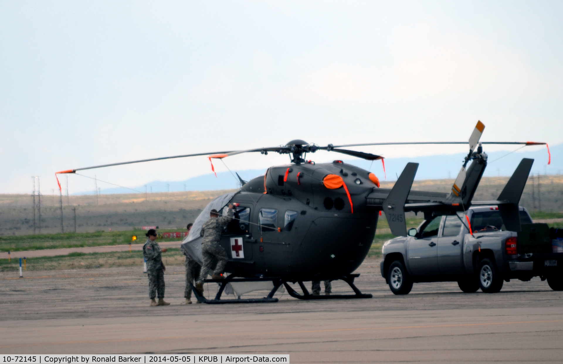 10-72145, 2010 Eurocopter UH-72A Lakota C/N 9381, Lakota being serviced at Pueblo
