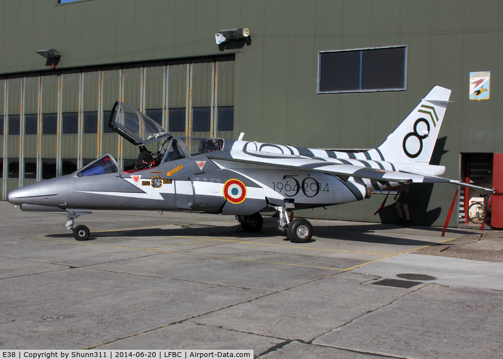 E38, Dassault-Dornier Alpha Jet E C/N E38, Participant of the Cazaux Spotterday 2014... Special c/s