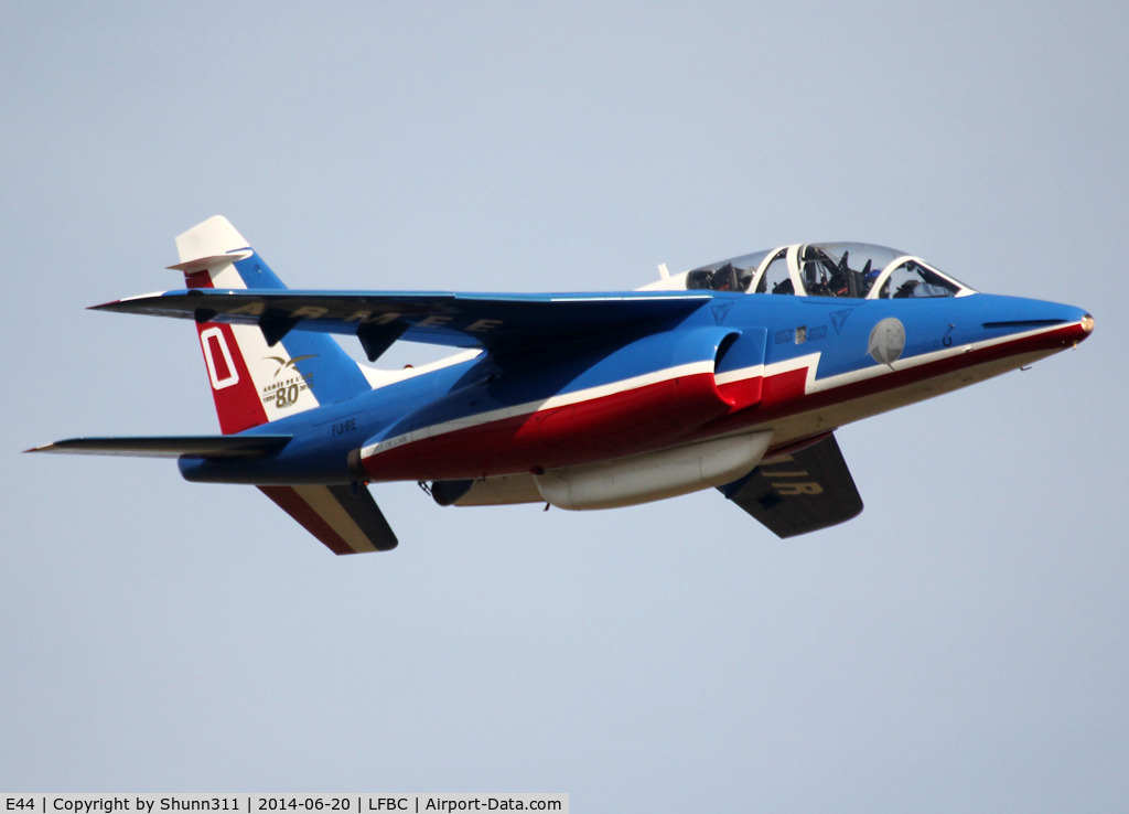 E44, Dassault-Dornier Alpha Jet E C/N E44, Participant of the Cazaux Spotterday 2014