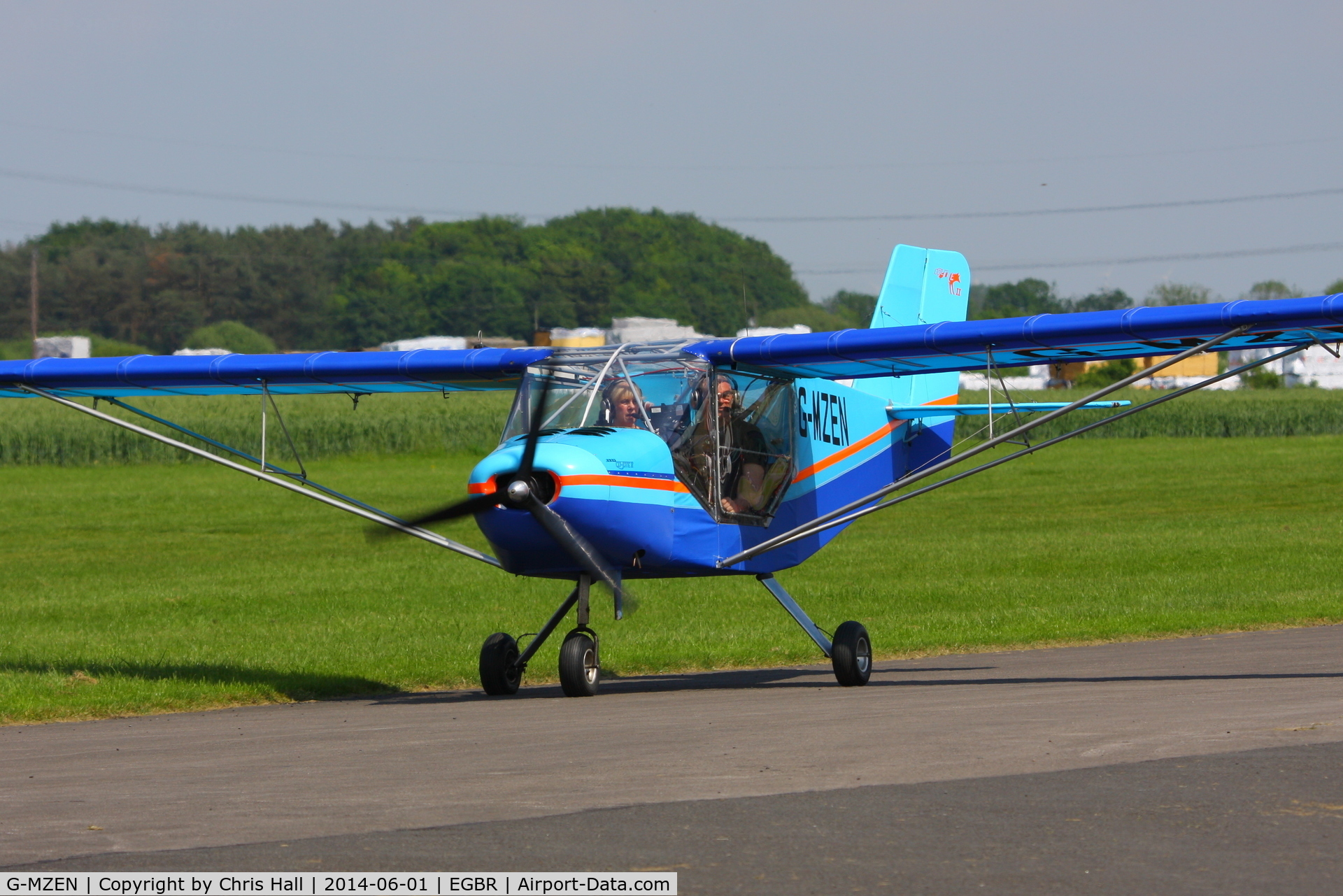 G-MZEN, 1996 Rans S-6ESD Coyote II C/N PFA 204-12823, at Breighton's Open Cockpit & Biplane Fly-in, 2014