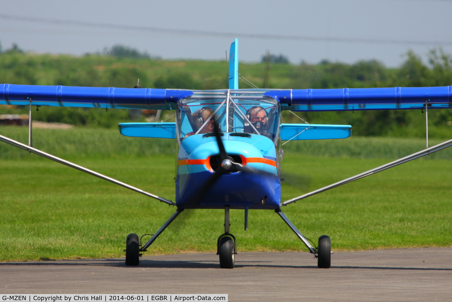 G-MZEN, 1996 Rans S-6ESD Coyote II C/N PFA 204-12823, at Breighton's Open Cockpit & Biplane Fly-in, 2014