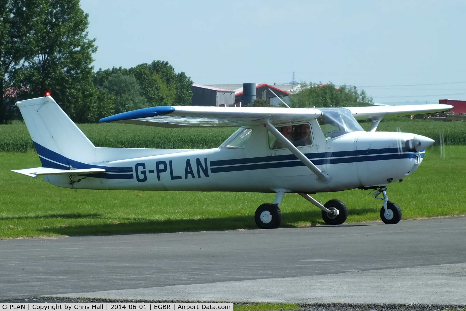 G-PLAN, 1974 Reims F150L C/N 1066, at Breighton's Open Cockpit & Biplane Fly-in, 2014