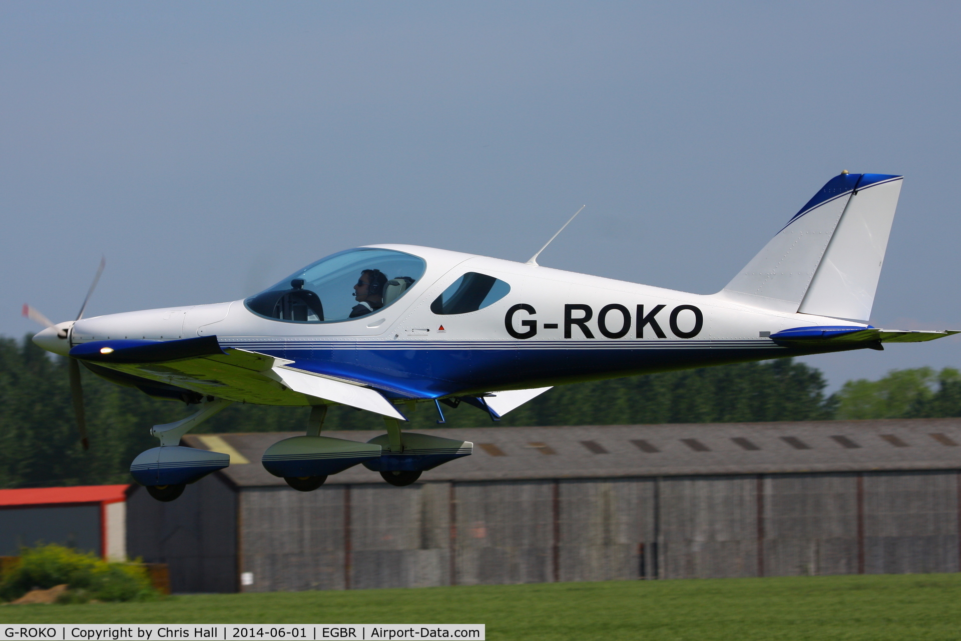 G-ROKO, 2009 Roko Aero NG4 HD C/N 020/2009, at Breighton's Open Cockpit & Biplane Fly-in, 2014