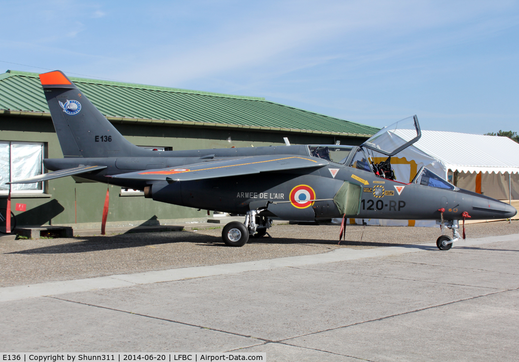 E136, Dassault-Dornier Alpha Jet E C/N E136, Participant of the Cazaux Spotterday 2014