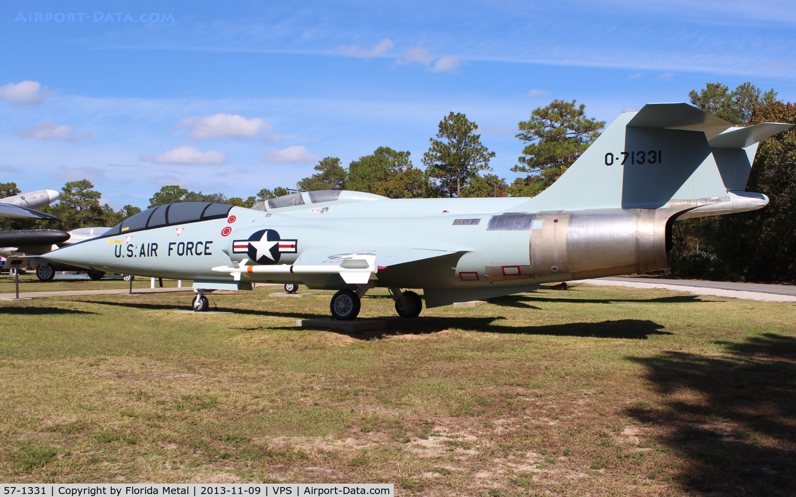 57-1331, Lockheed F-104D Starfighter C/N 483-5043, F-104D Starfighter at Air Force Armament Museum