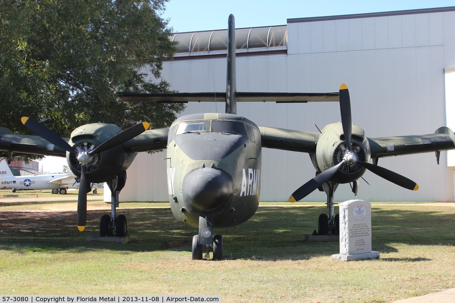 57-3080, 1957 De Havilland Canada YC-7A Caribou (YAC-1) C/N 4, YC-7A Caribou at Army Aviation Museum