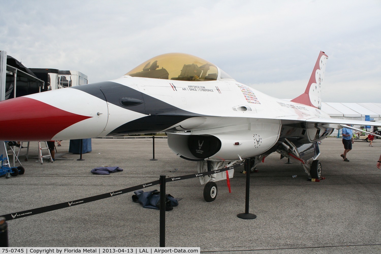 75-0745, 1977 General Dynamics YF-16A Fighting Falcon C/N 61-1, YF-16A Thunderbirds