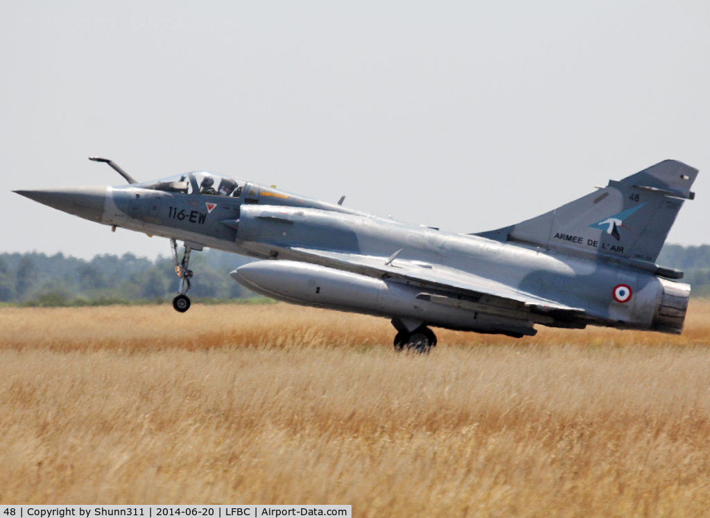 48, Dassault Mirage 2000-5F C/N 221, Participant of the CAzaux AFB Spotterday 2014