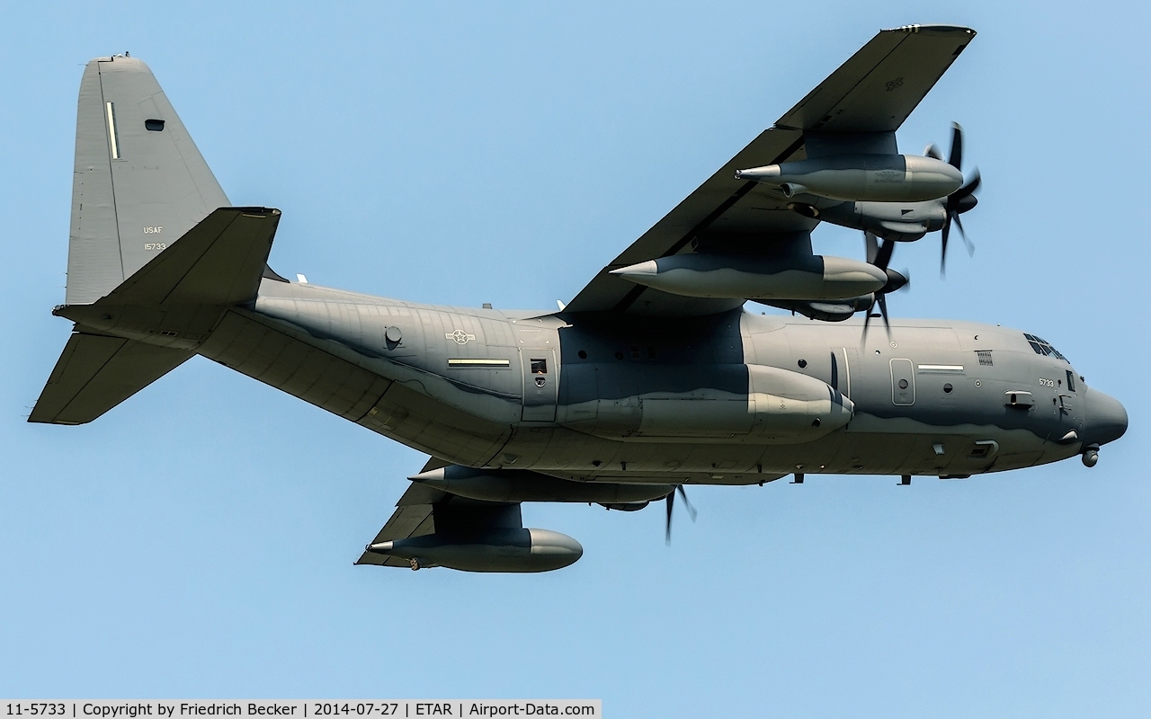 11-5733, 2011 Lockheed Martin MC-130J Commando II C/N 382-5733, departure via RW08