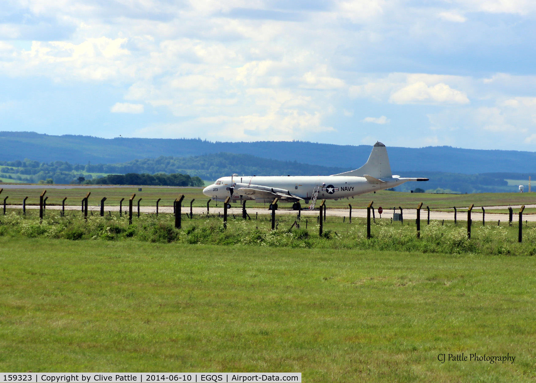 159323, 1974 Lockheed P-3C Orion C/N 285A-5613, Long distance shot at Lossie