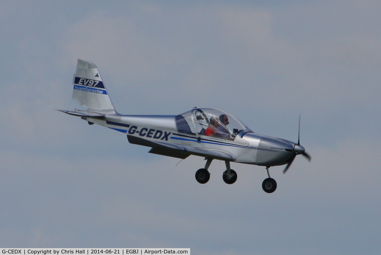 G-CEDX, 2006 Cosmik EV-97 TeamEurostar UK C/N 2827, Visitor for Project Propeller 2014