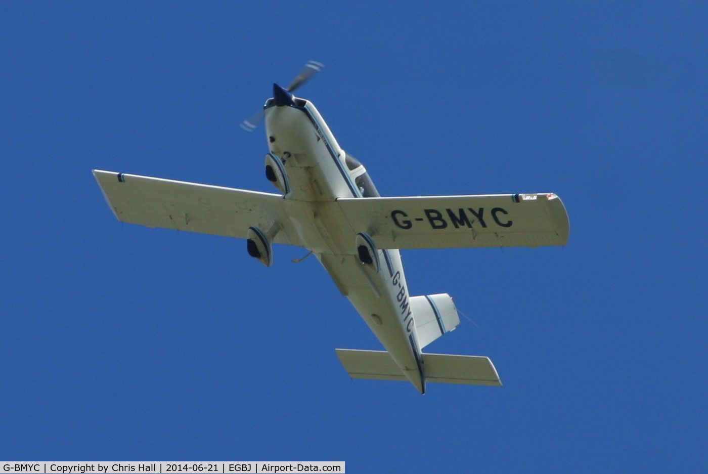 G-BMYC, 1986 Socata TB-10 Tobago C/N 696, Visitor for Project Propeller 2014