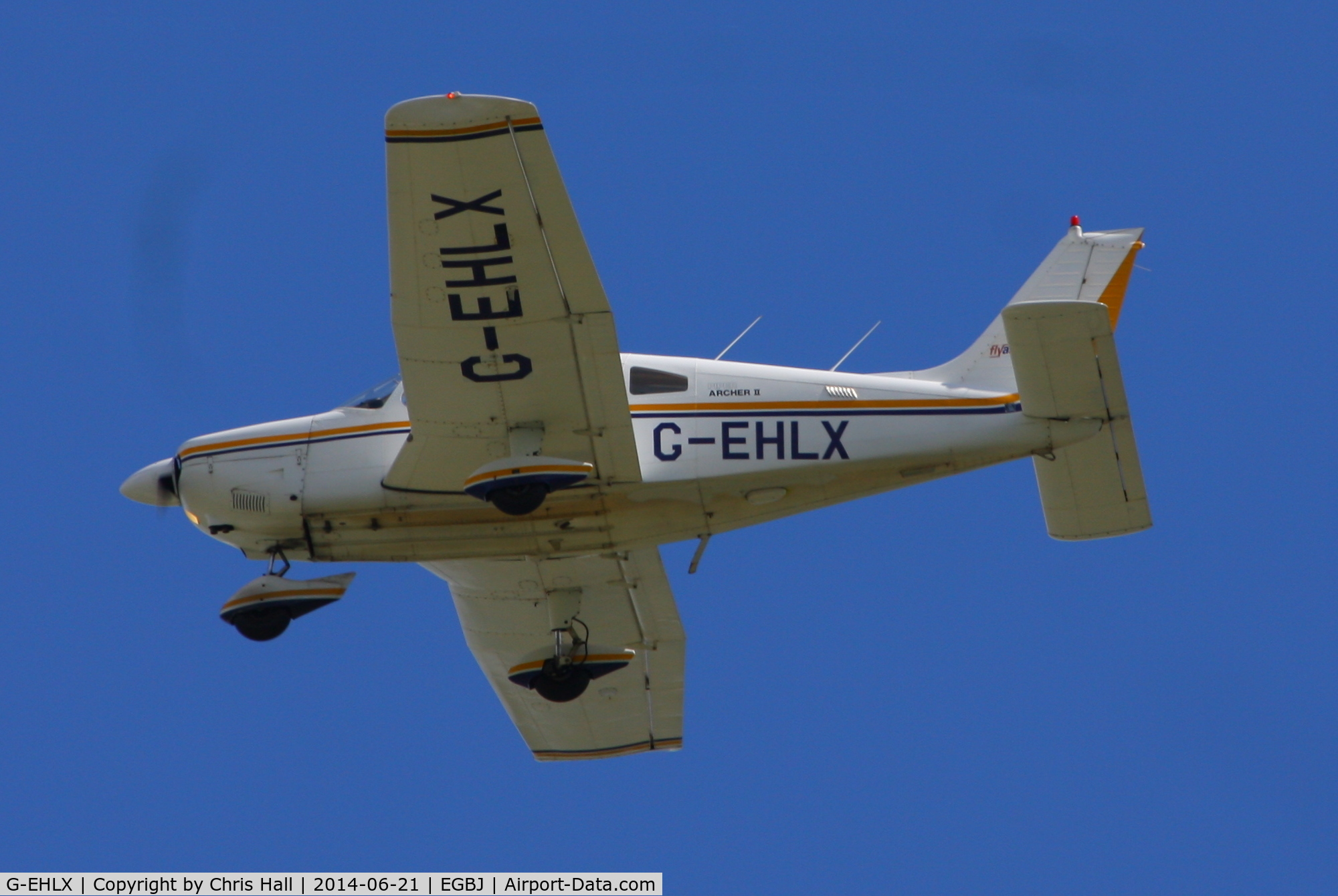 G-EHLX, 1980 Piper PA-28-181 Cherokee Archer II C/N 28-8090317, Visitor for Project Propeller 2014