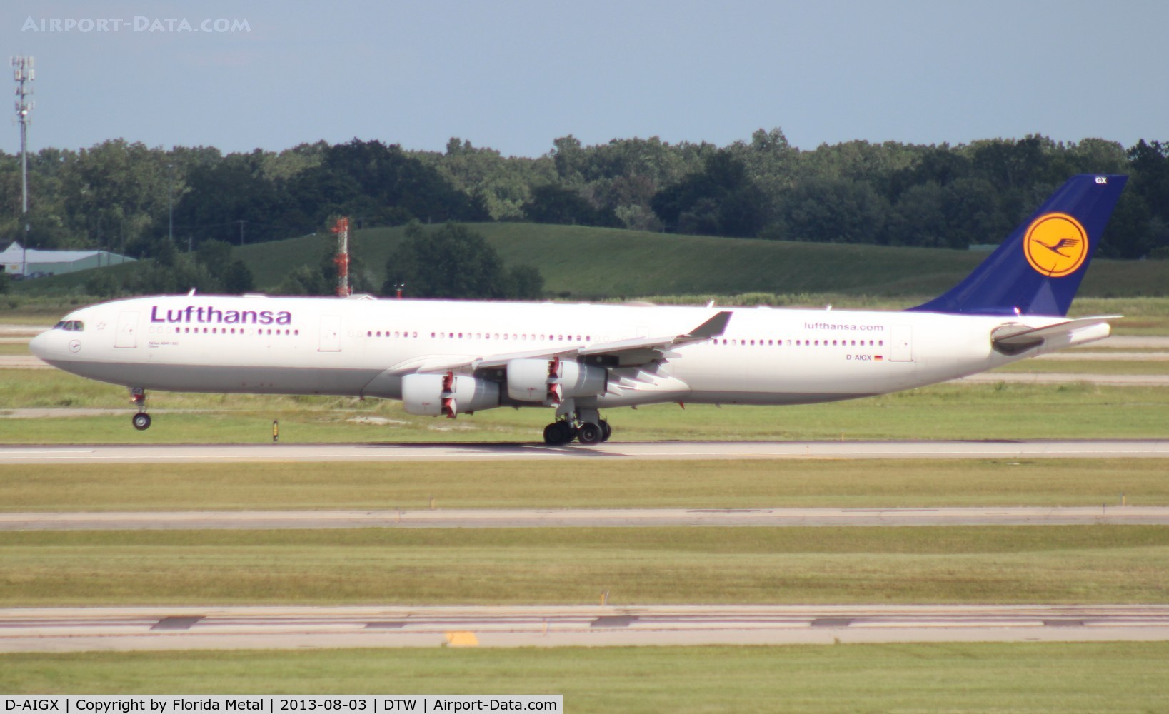 D-AIGX, 2000 Airbus A340-313X C/N 354, Lufthansa A340-300