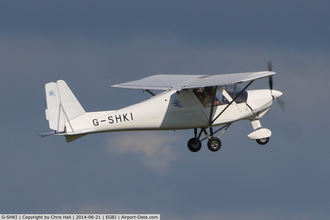 G-SHKI, 2013 Comco Ikarus C42 FB80 C/N 1311-7292, Staverton resident