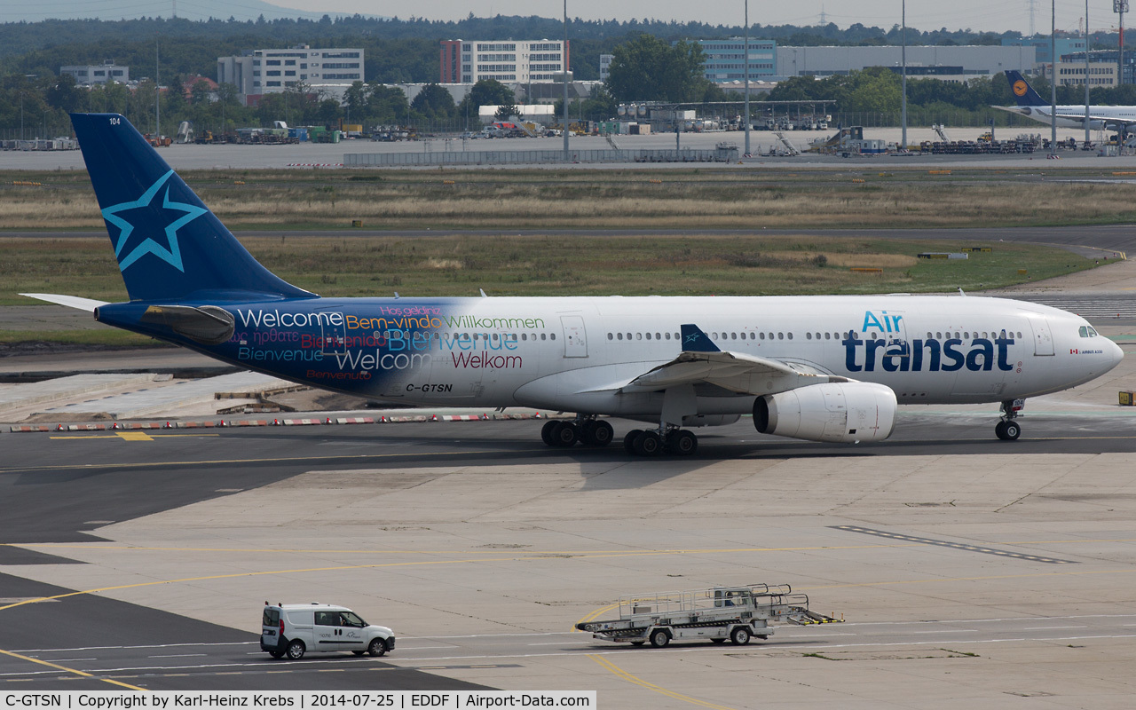 C-GTSN, 2000 Airbus A330-243 C/N 369, Air Transat