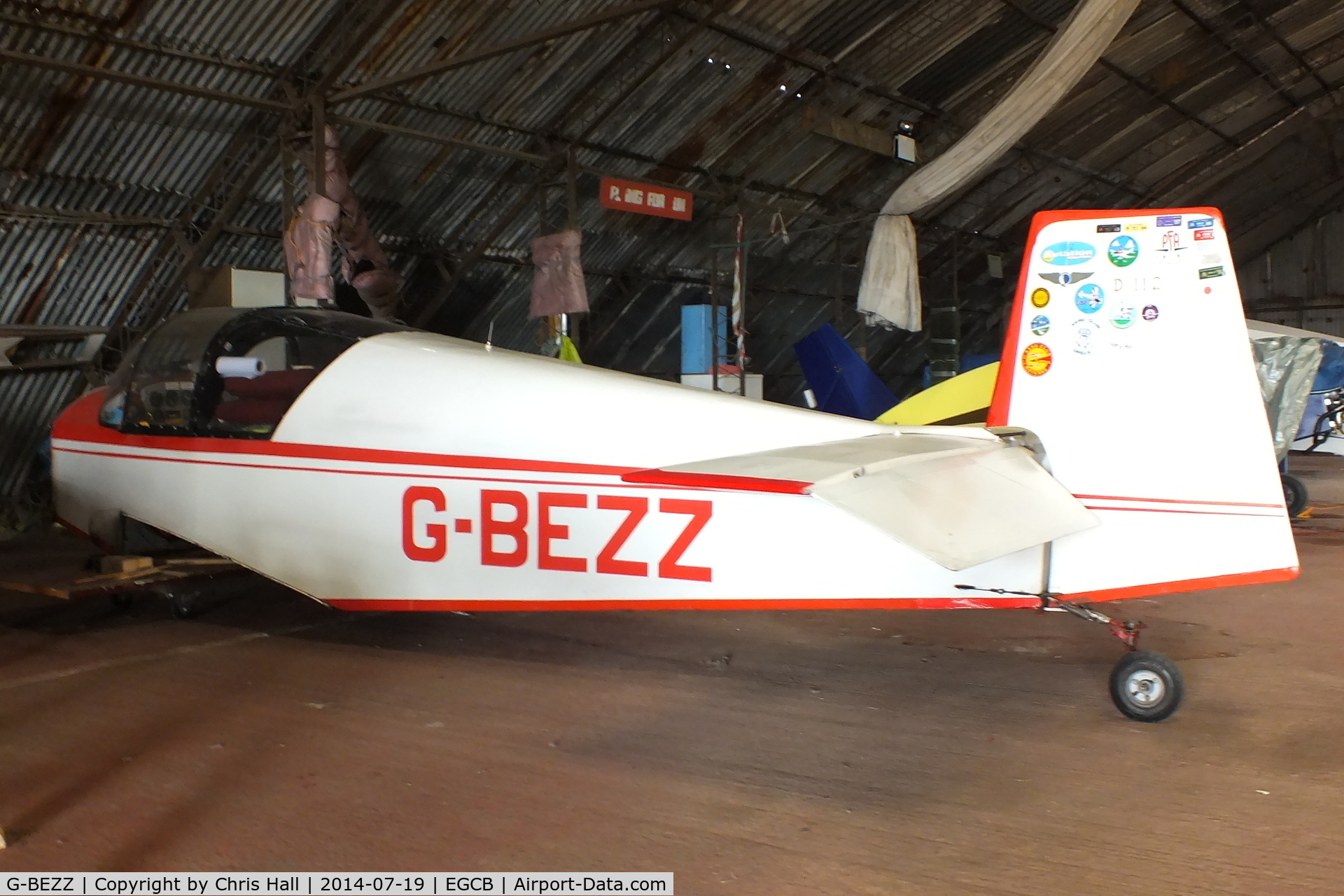 G-BEZZ, 1956 Jodel D-112 Club C/N 397, undergoing some maintainance