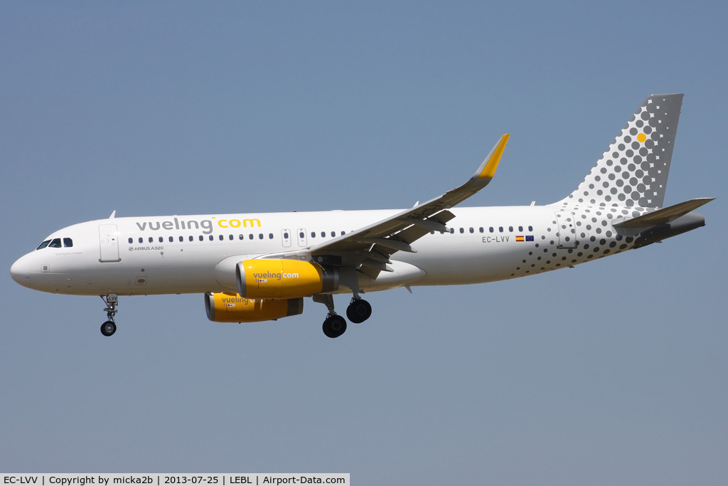 EC-LVV, 2013 Airbus A320-232 C/N 5620, Landing