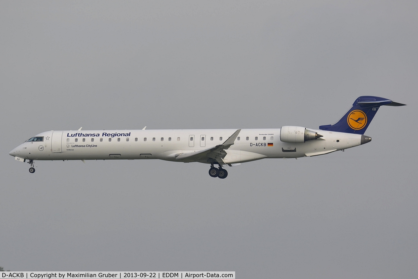 D-ACKB, 2006 Bombardier CRJ-900LR (CL-600-2D24) C/N 15073, Lufthansa Cityline