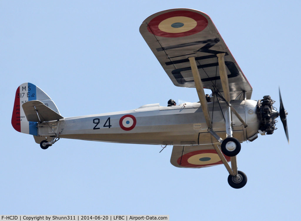 F-HCJD, Morane-Saulnier MS.317 C/N 311, Participant of the Cazaux AFB Spotterday 2014