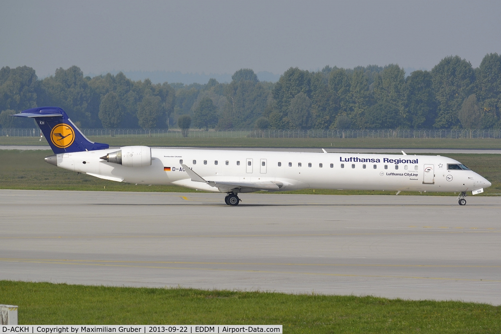 D-ACKH, 2006 Bombardier CRJ-900LR (CL-600-2D24) C/N 15085, Lufthansa Cityline