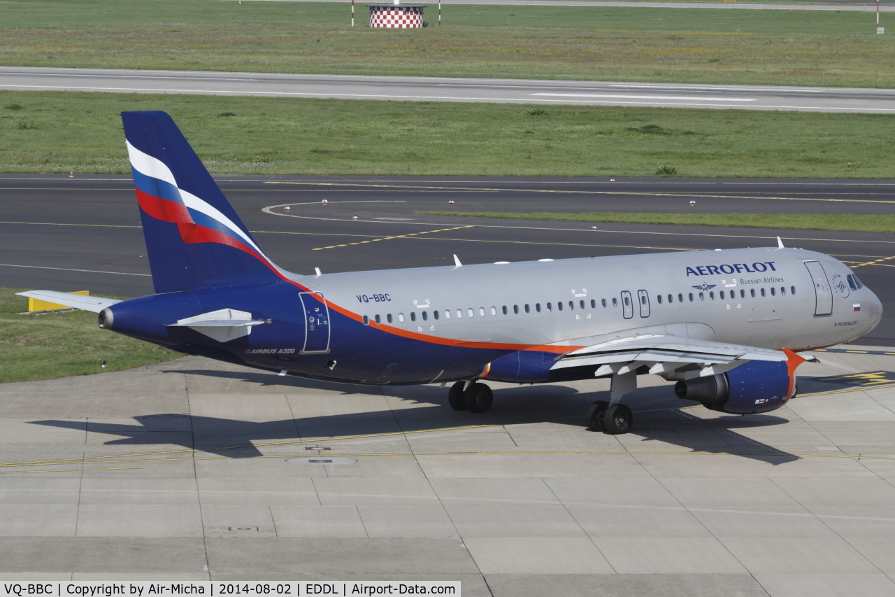 VQ-BBC, 2009 Airbus A320-214 C/N 3835, Aeroflot