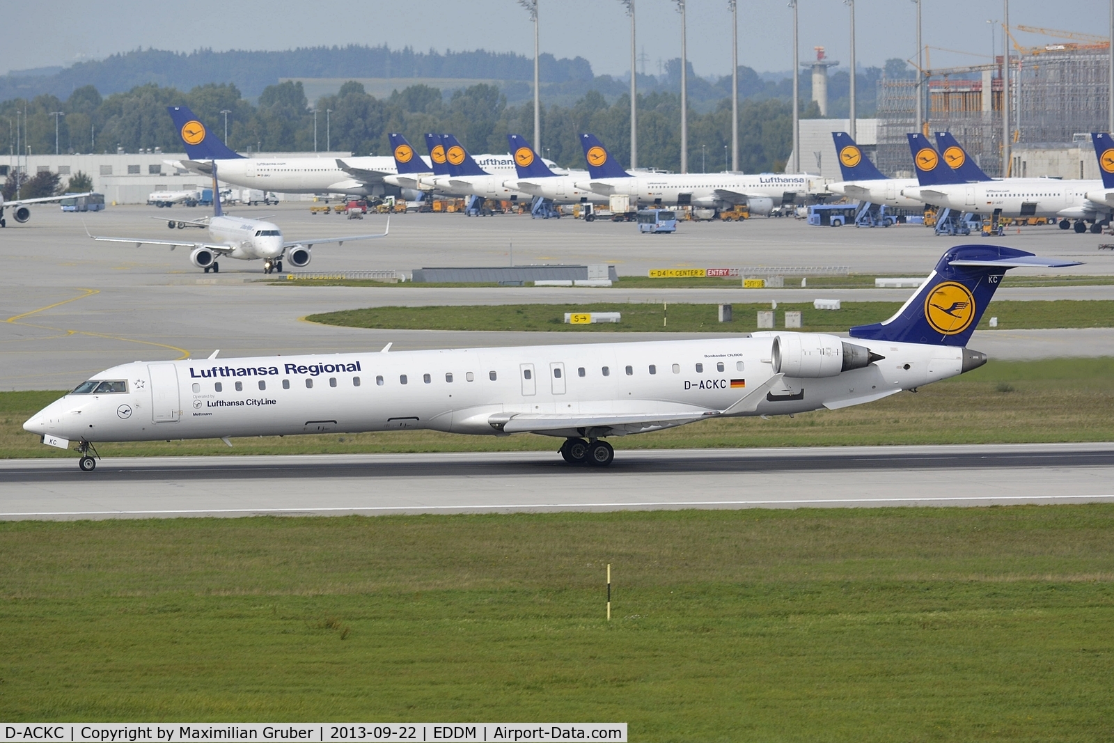 D-ACKC, 2006 Bombardier CRJ-900LR (CL-600-2D24) C/N 15078, Lufthansa Cityline