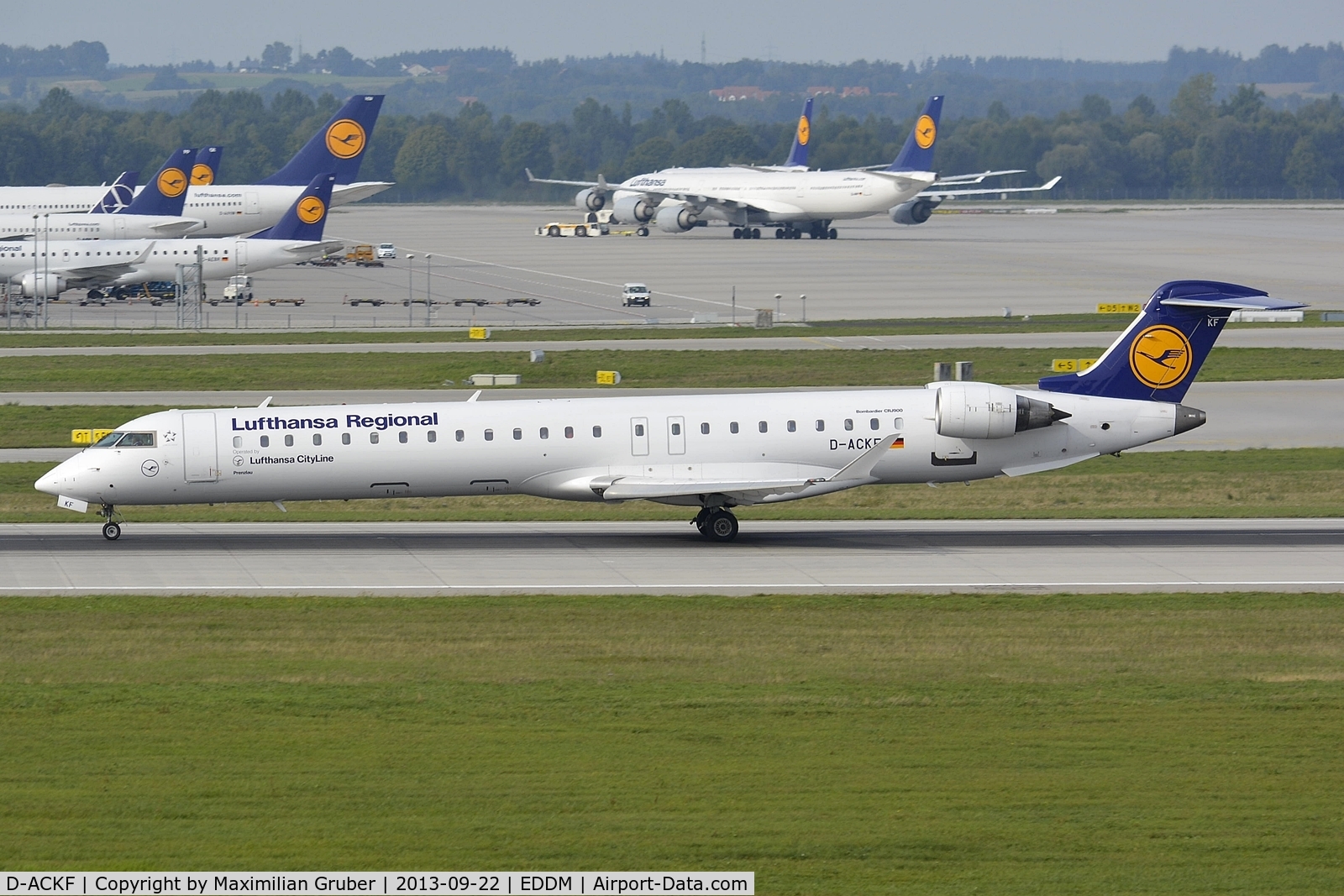 D-ACKF, 2006 Bombardier CRJ-900LR (CL-600-2D24) C/N 15083, Lufthansa Cityline