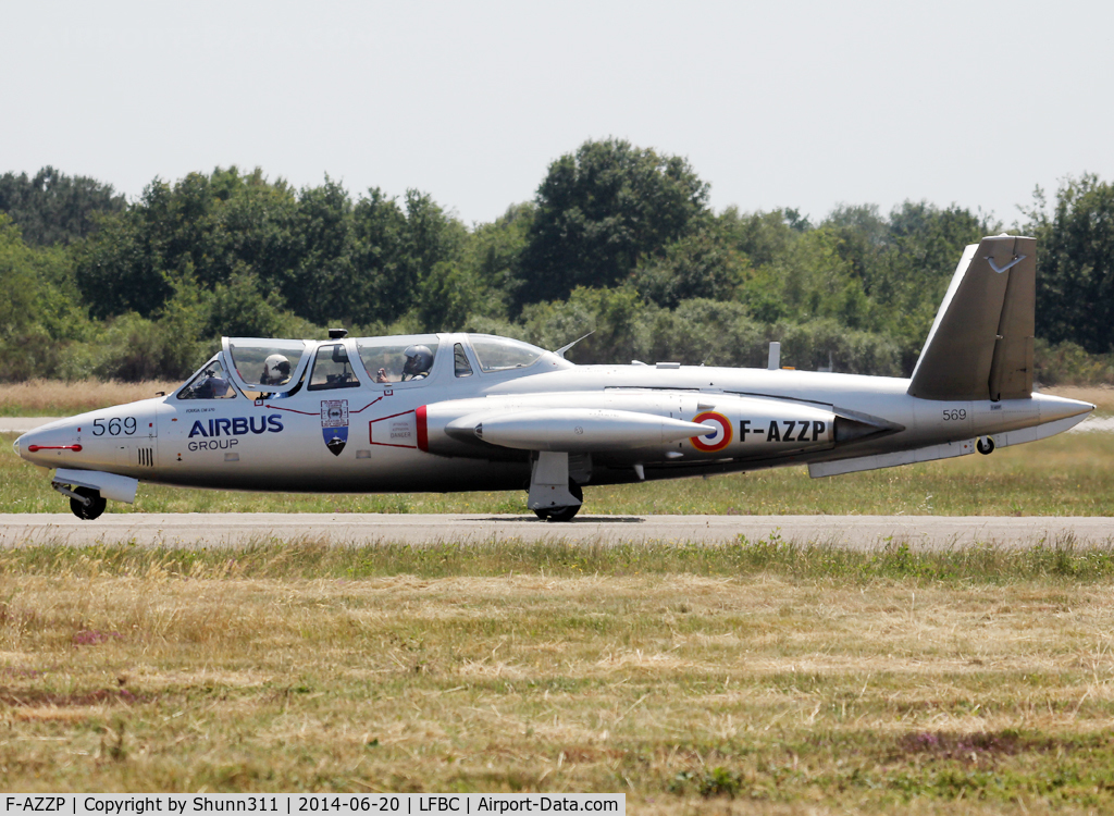 F-AZZP, 1966 Fouga CM-170R Magister C/N 569, Participant of the Cazaux AFB Spotterday 2014