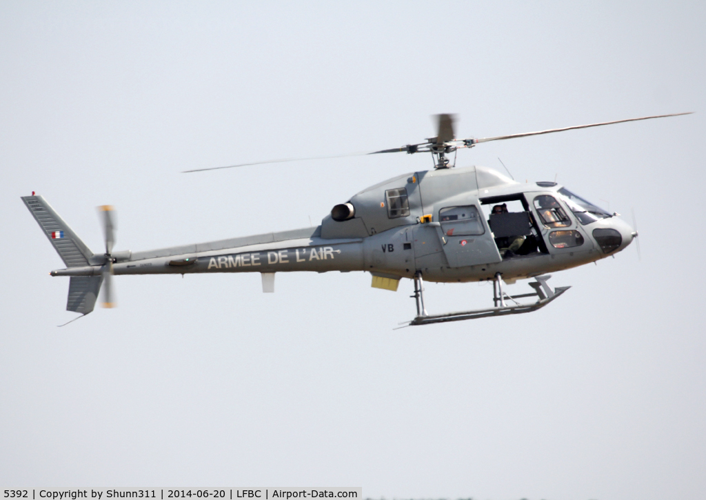 5392, Aérospatiale AS-555AN Fennec C/N 5392, Participant of the Cazaux AFB Spotterday 2014
