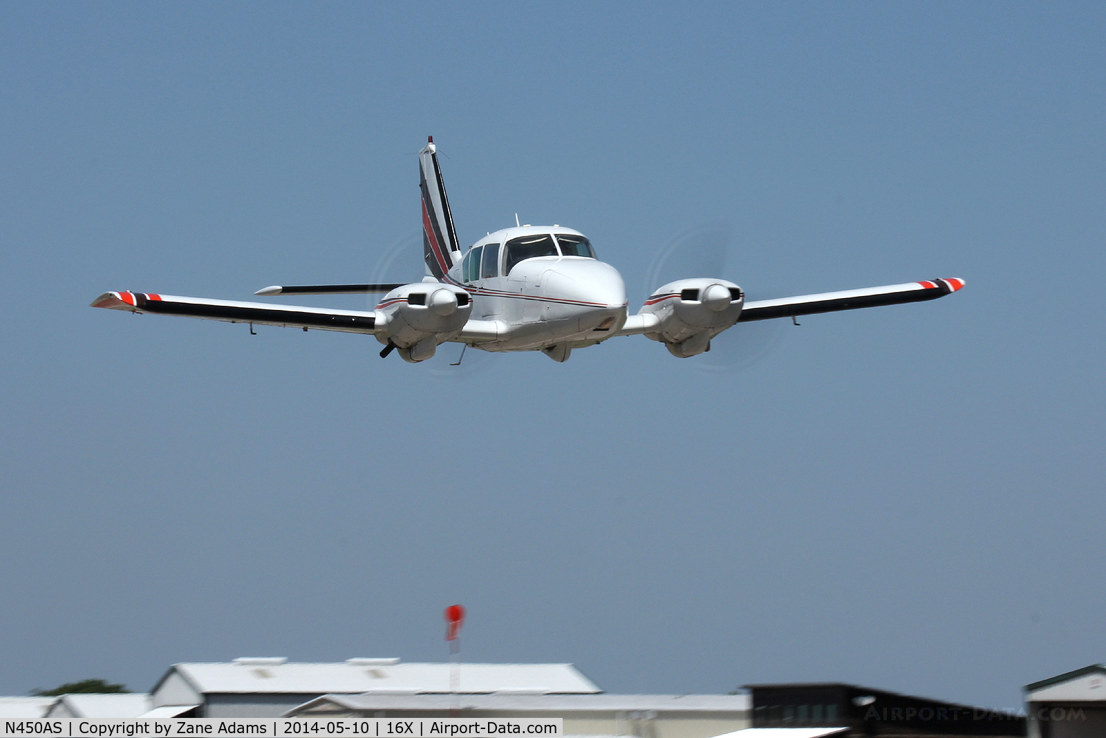 N450AS, 1978 Piper PA-23-250 C/N 27-7854123, At the 2014 Propwash Party