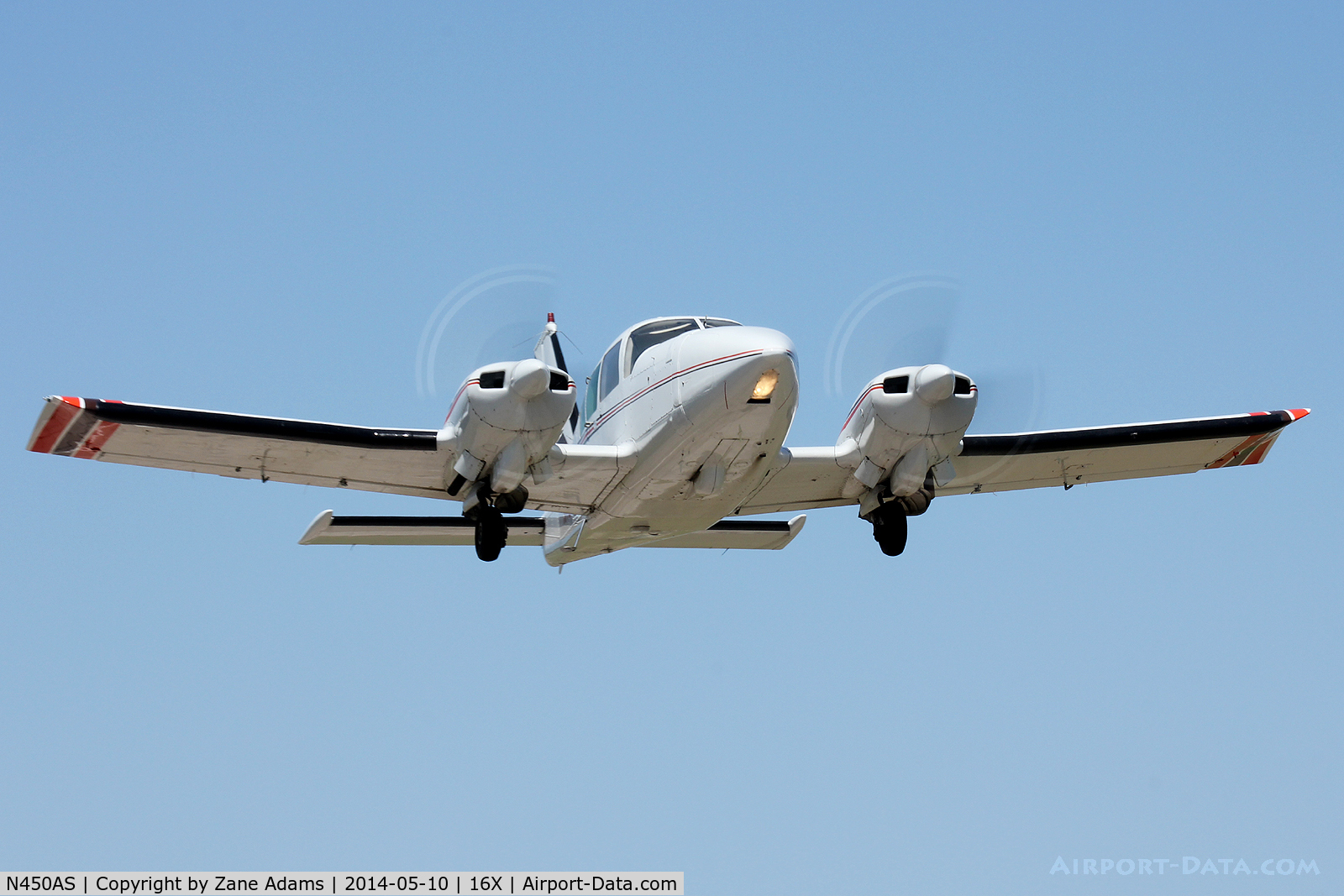 N450AS, 1978 Piper PA-23-250 C/N 27-7854123, At the 2014 Propwash Party