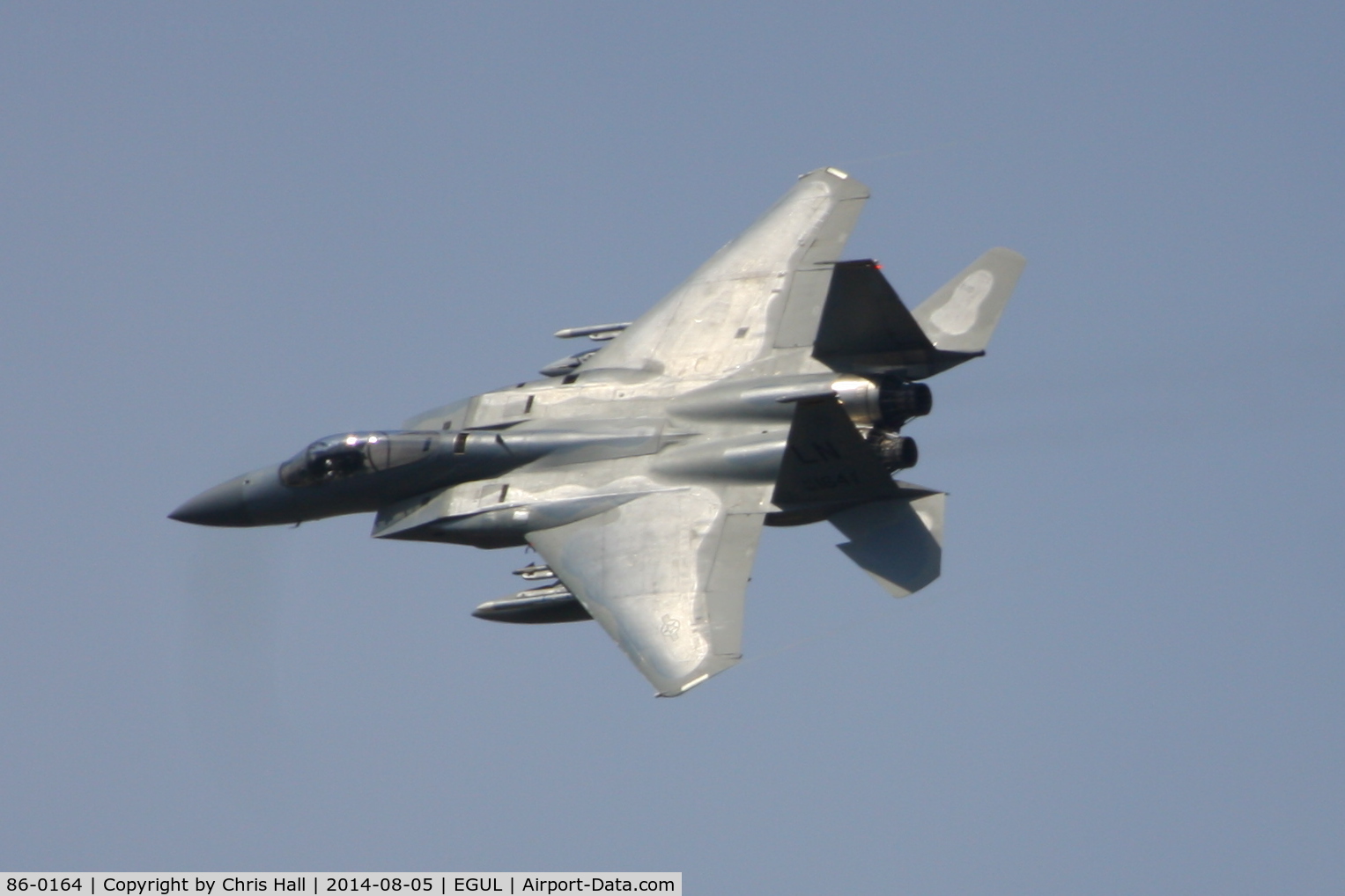 86-0164, 1986 McDonnell Douglas F-15C Eagle C/N 1011/C392, 493rd Fighter Squadron, ‘Grim Reapers’