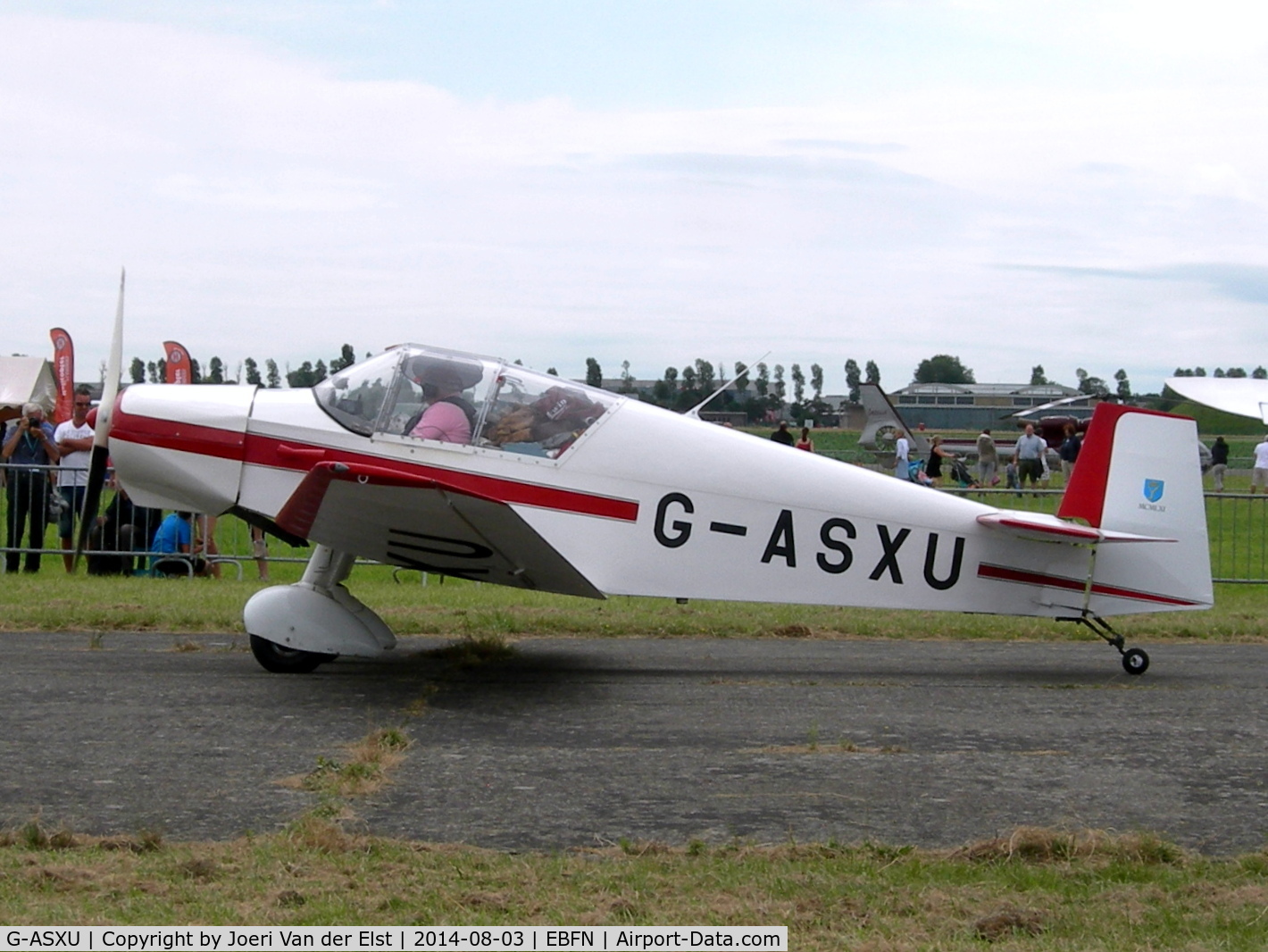 G-ASXU, 1961 Jodel (Wassmer) D-120A Paris-Nice C/N 196, Fly-in Koksijde 2014