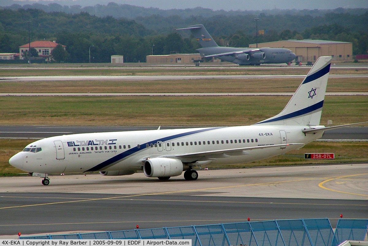4X-EKA, 1999 Boeing 737-858 C/N 29957, Boeing 737-858 [29957] (El Al Israel Airlines) Frankfurt~D 09/09/2005