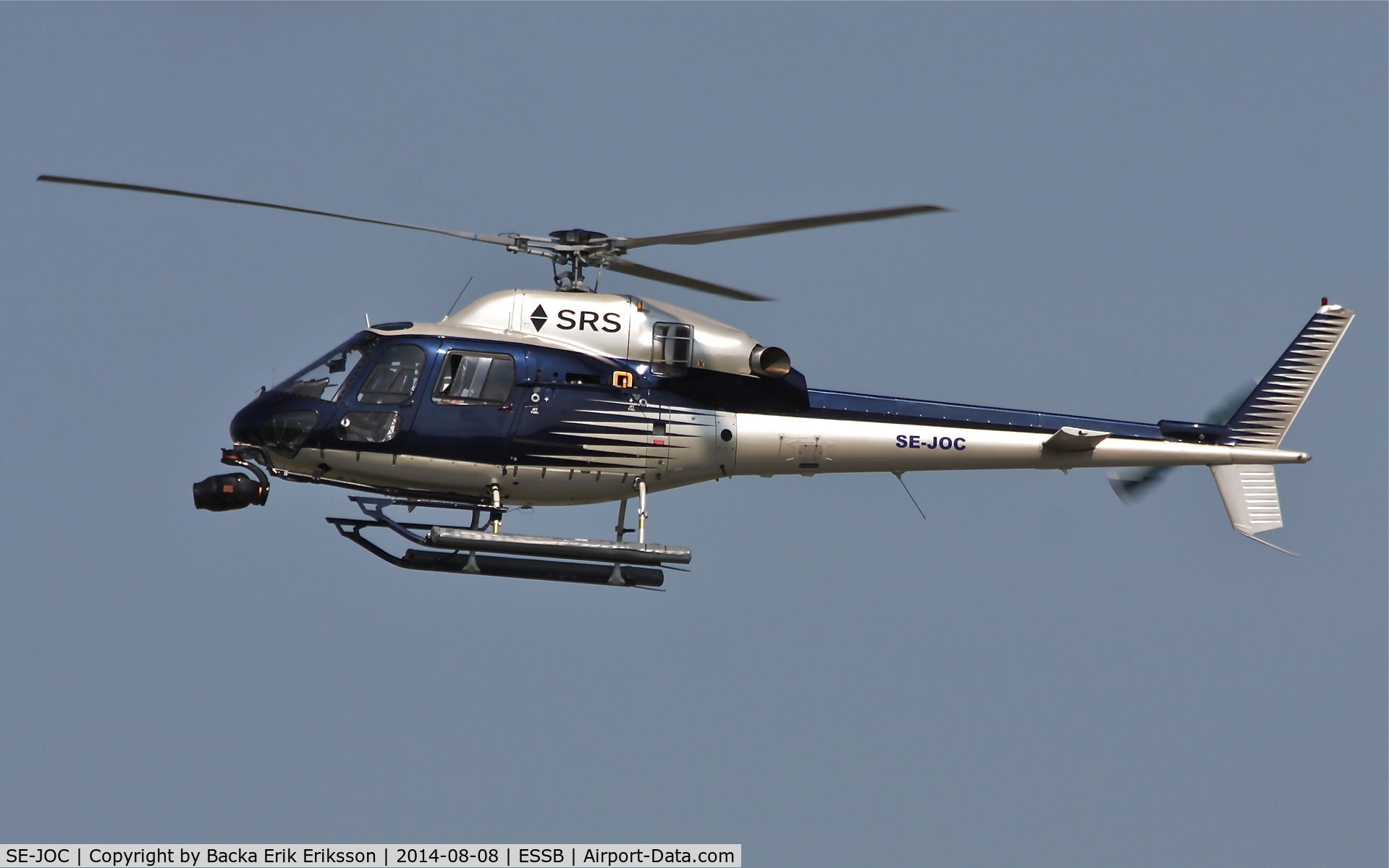 SE-JOC, Eurocopter AS-355N Ecureuil 2 C/N 5726, Landing on rwy 30.