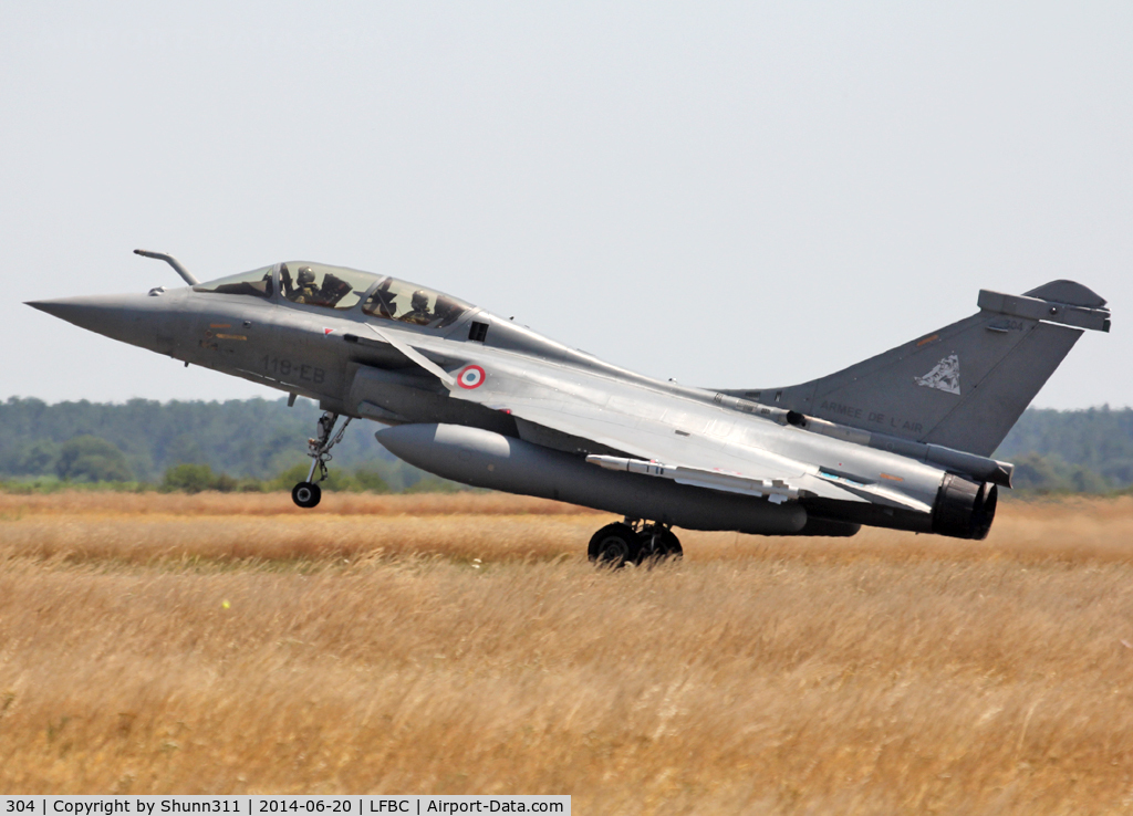 304, Dassault Rafale B C/N 304, Participant of the Cazaux AFB Spotterday 2014